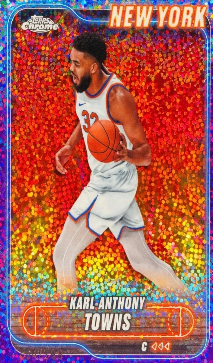 Karl-Anthony Towns 2024 topps Topps Chrome