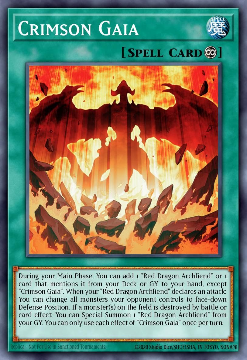 Crimson Gaia 2023 Yu-Gi-Oh! Structure Deck: Crimson King