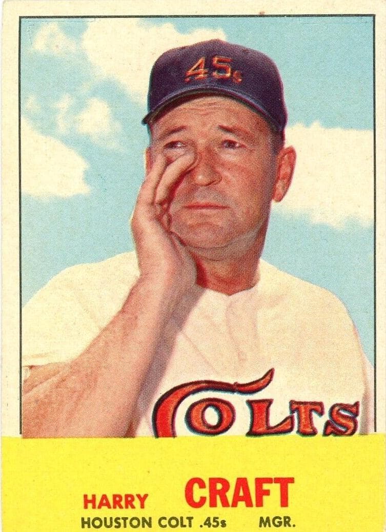 Harry Craft 1963 topps Topps