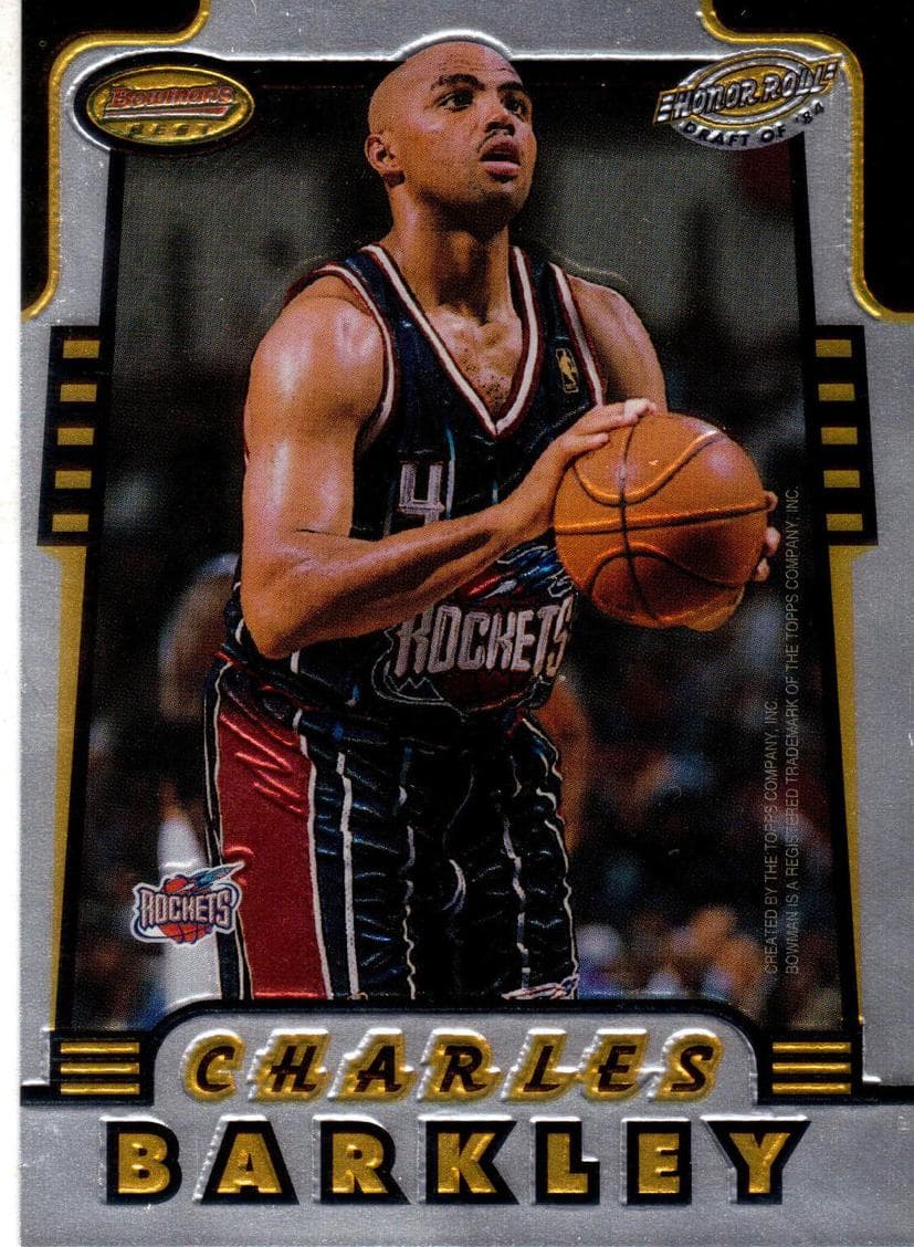 Charles Barkley 1996 unknown Bowman's Best