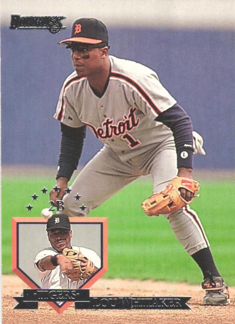 Lou Whitaker 1995 panini Donruss