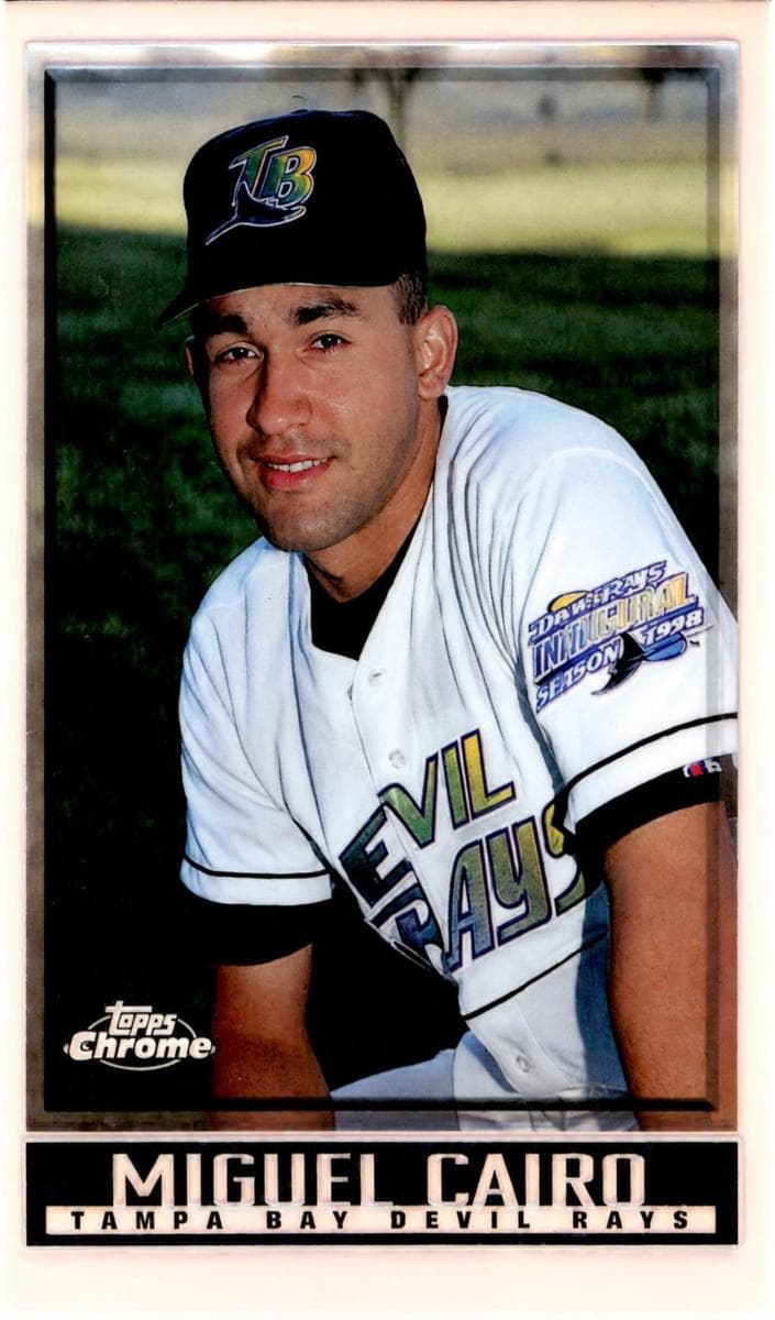 Miguel Cairo 1998 topps Topps Chrome