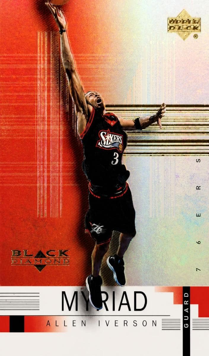 Allen Iverson 1999 upper-deck Black Diamond