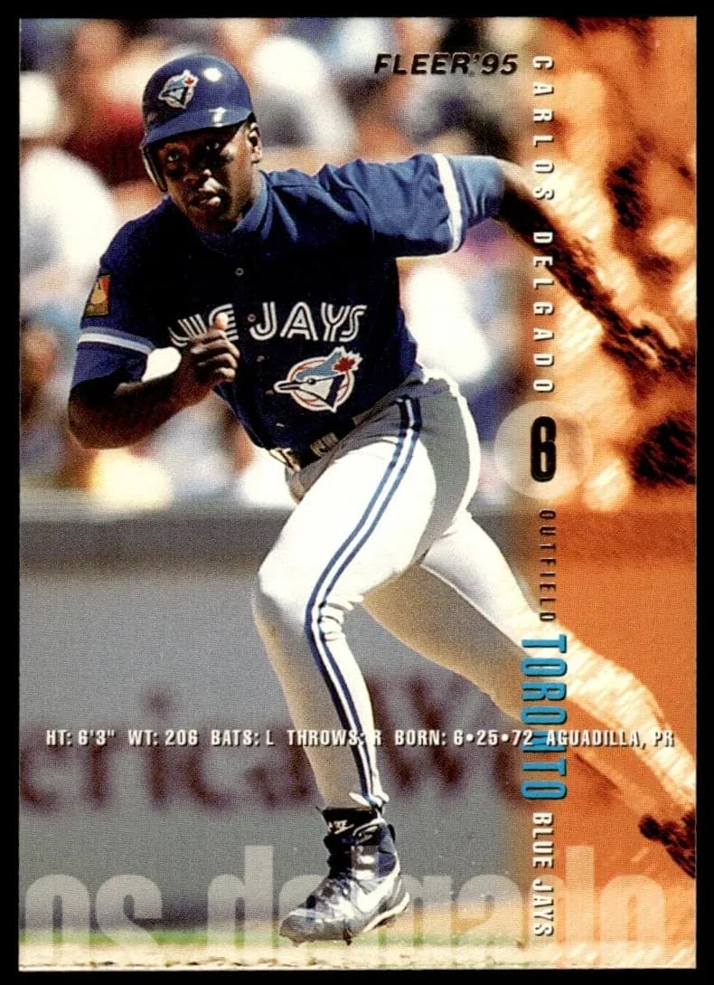 Carlos Delgado 1995 fleer Fleer