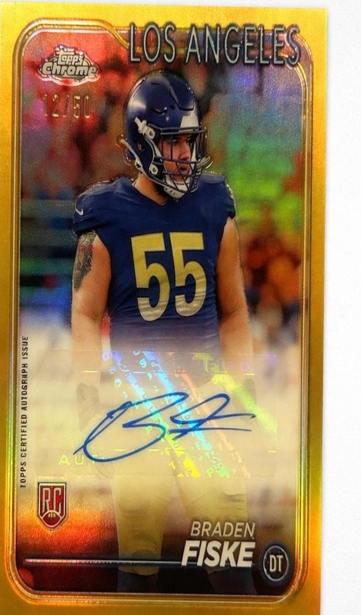 Braden Fiske 2024 topps Topps Chrome