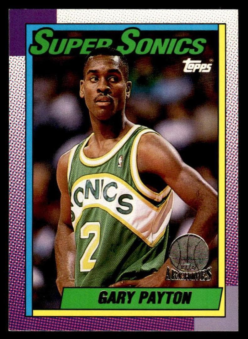 Gary Payton 1992 topps Topps Archives