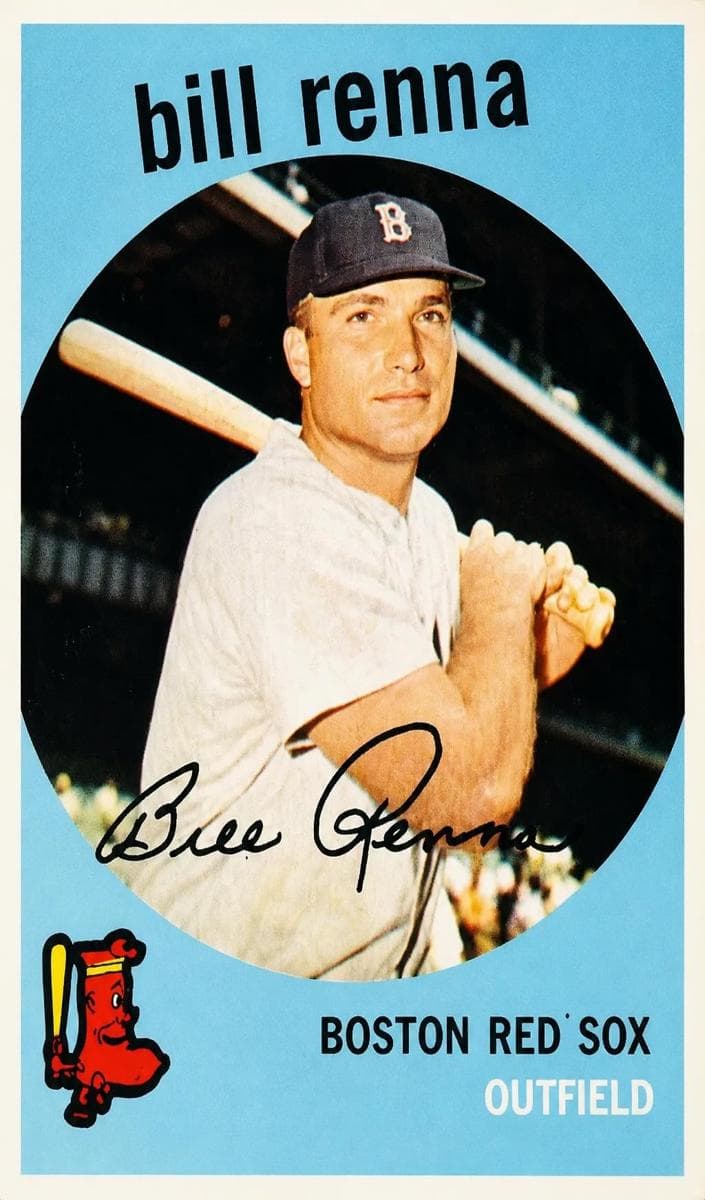 Bill Renna 1959 topps Topps Venezuelan