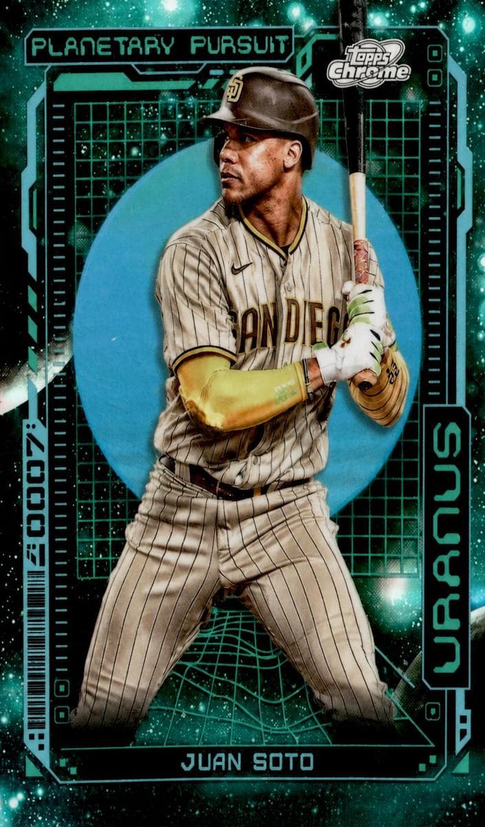 Juan Soto 2023 topps Topps Cosmic Chrome