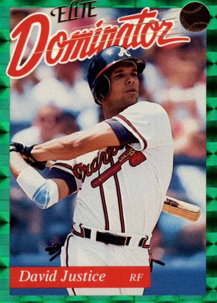 David Justice 1993 unknown Flair
