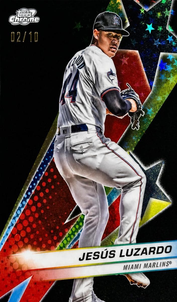 Jesús Luzardo 2024 topps Topps Cosmic Chrome