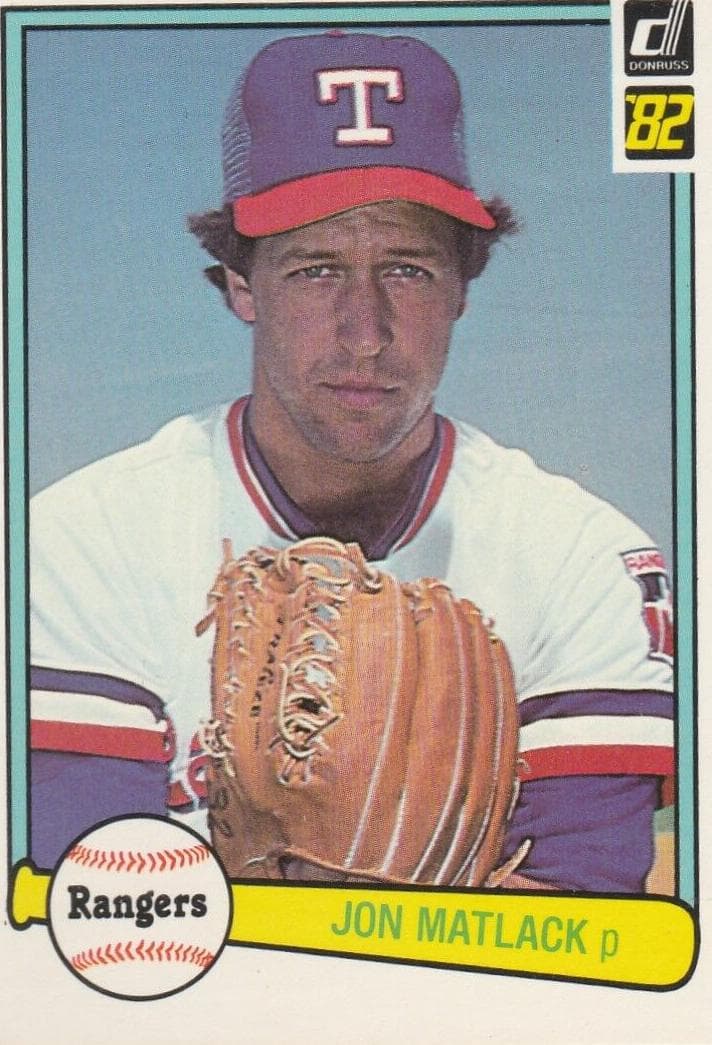Jon Matlack 1982 panini Donruss
