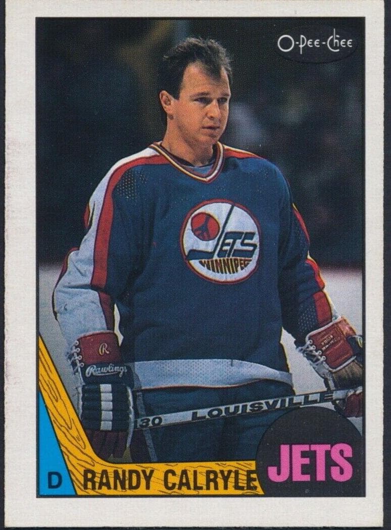 Randy Carlyle 1987 topps O-Pee-Chee