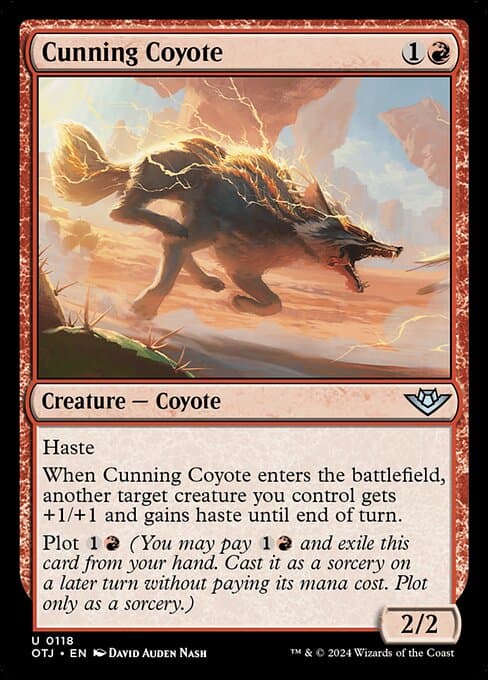 Cunning Coyote 2024 Magic: The Gathering Outlaws of Thunder Junction