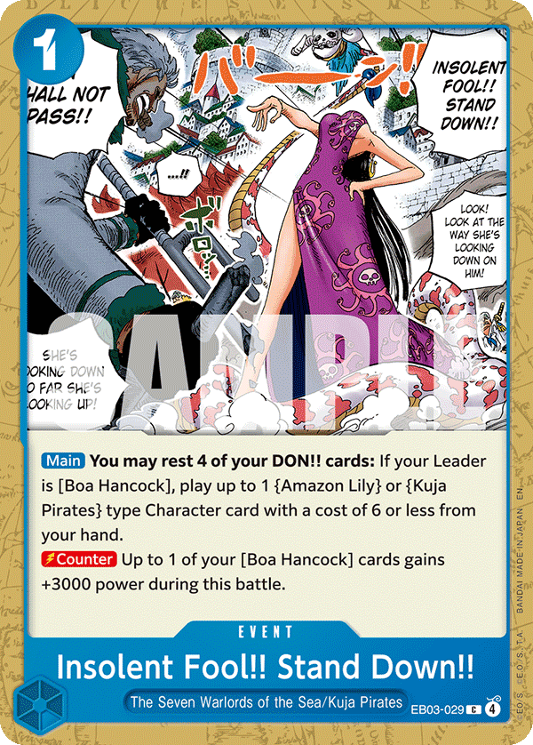 Insolent Fool!! Stand Down!! 2025 One Piece