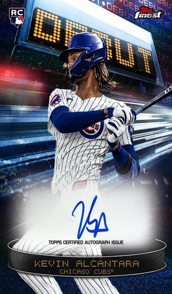 Kevin Alcántara 2025 topps Topps Finest