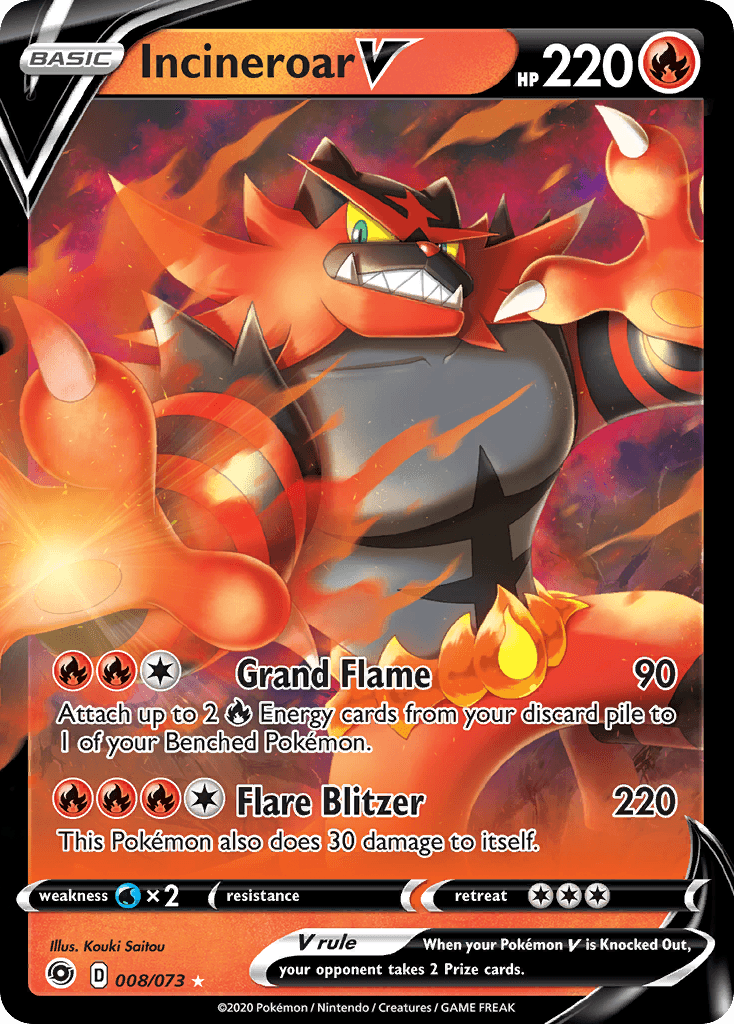 Incineroar V 2021 Pokemon Japanese V Starter Deck SD
