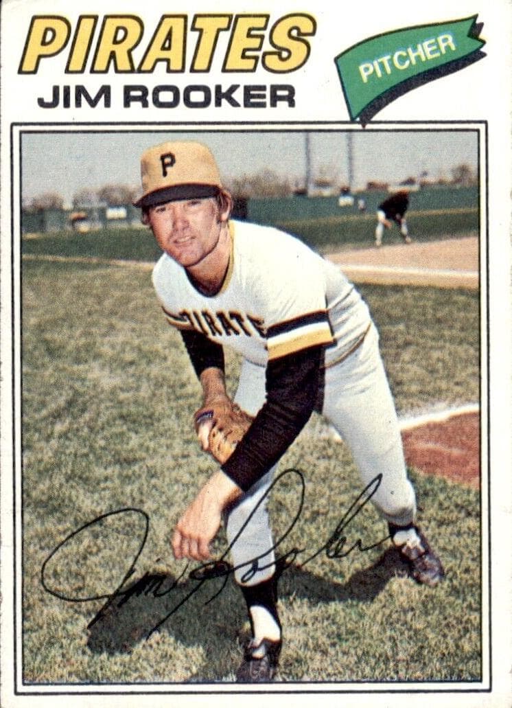 Jim Rooker 1977 topps Topps