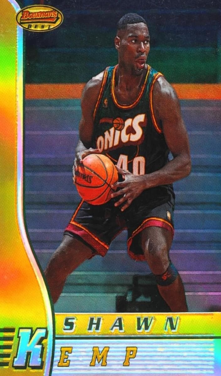 Shawn Kemp 1996 unknown Bowman's Best