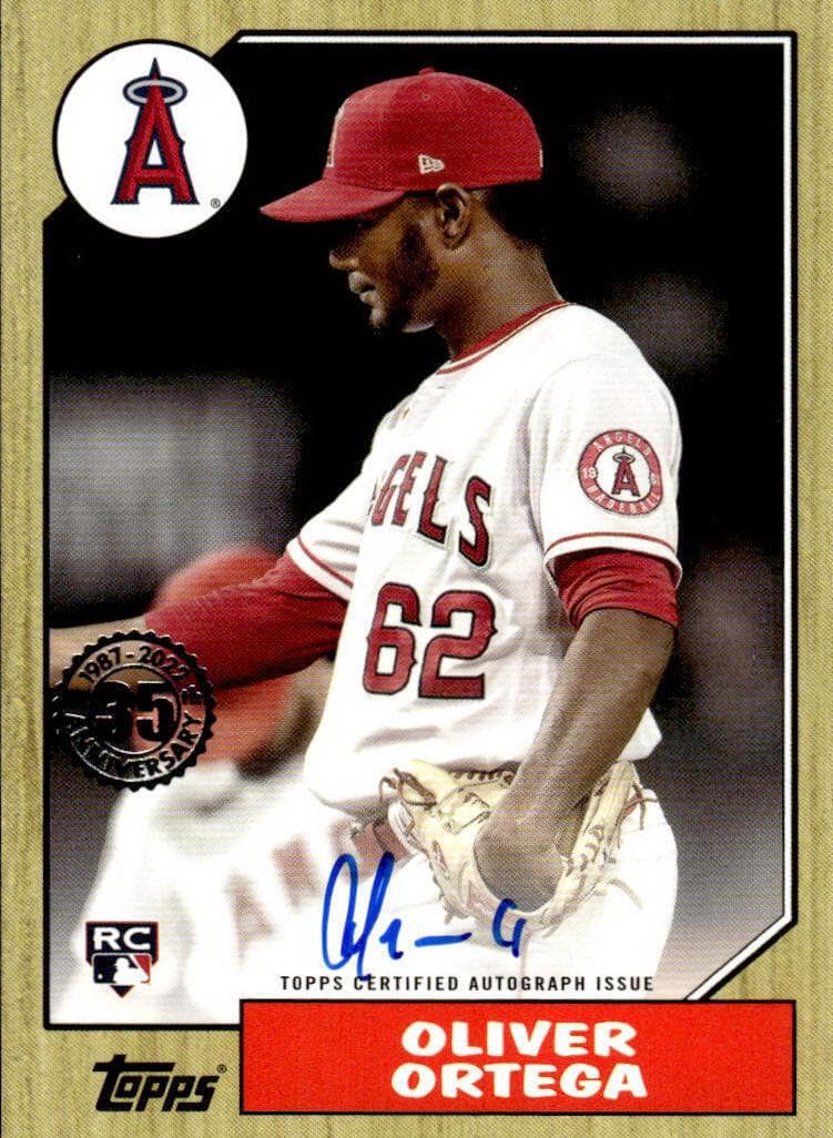 Oliver Ortega 2022 topps Topps Update