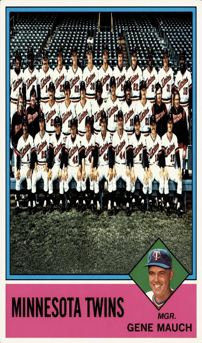 Minnesota Twins / Gene Mauch #556