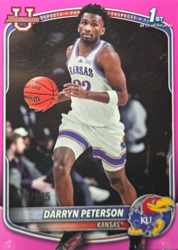 Darryn Peterson 2025 bowman Bowman Prospects - Blue Border (1st)