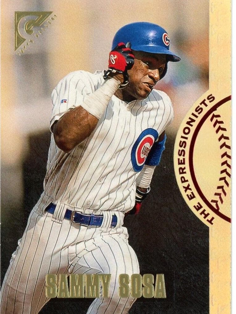 Sammy Sosa 1996 topps Topps Gallery