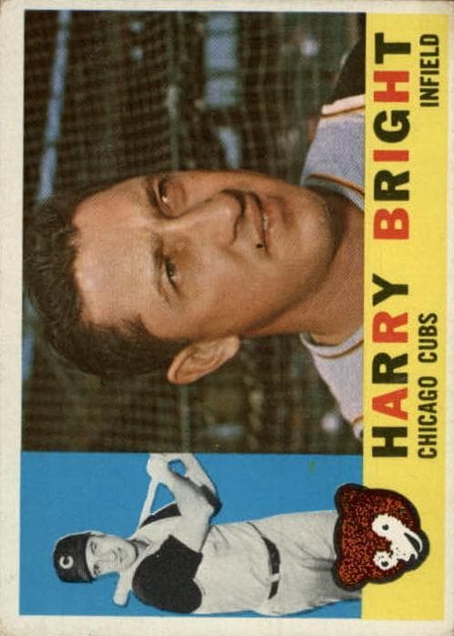 Harry Bright 1960 topps Topps