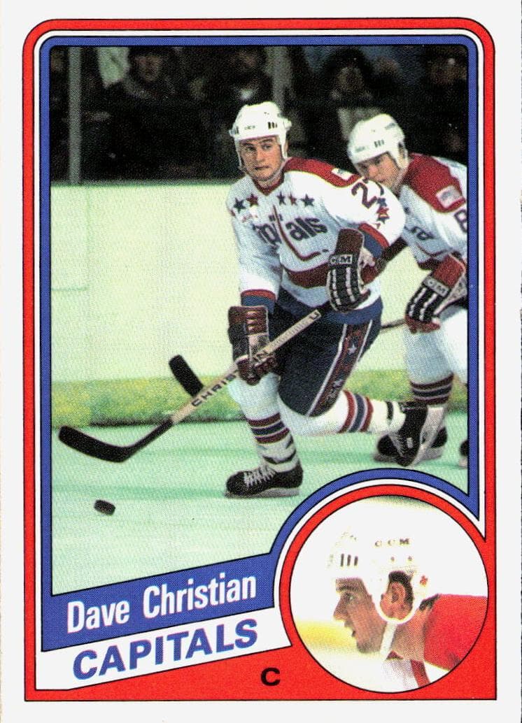 Dave Christian trading card