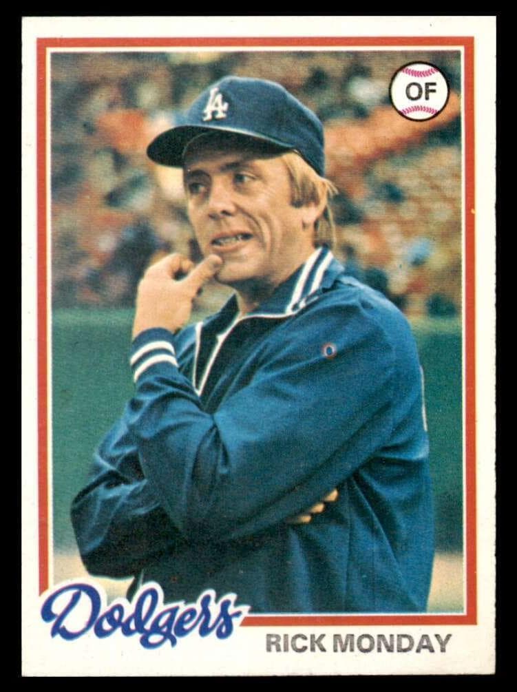 Rick Monday 1978 topps Topps