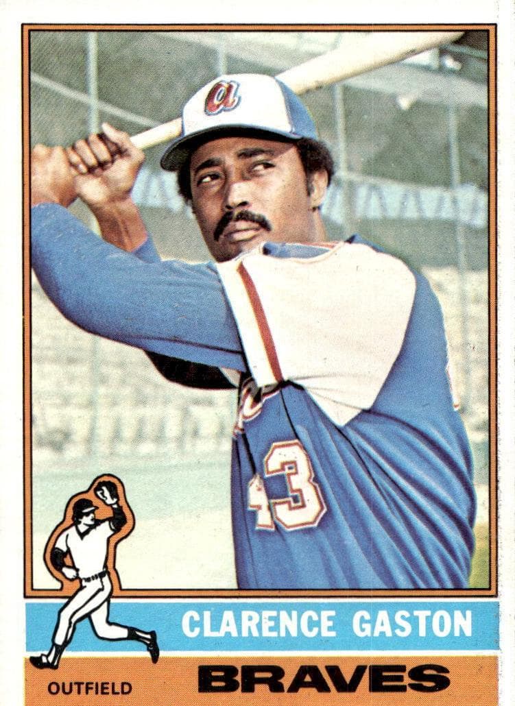 Clarence Gaston 1976 topps Topps