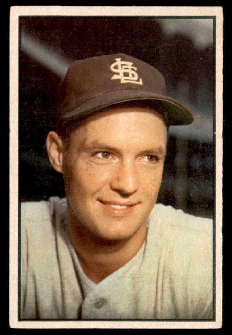 Bob Cain 1953 bowman Bowman Color