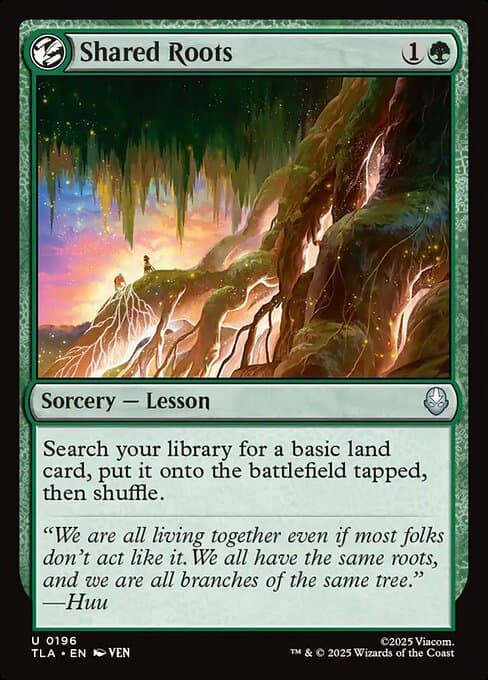 Shared Roots 2025 Magic: The Gathering Avatar: The Last Airbender