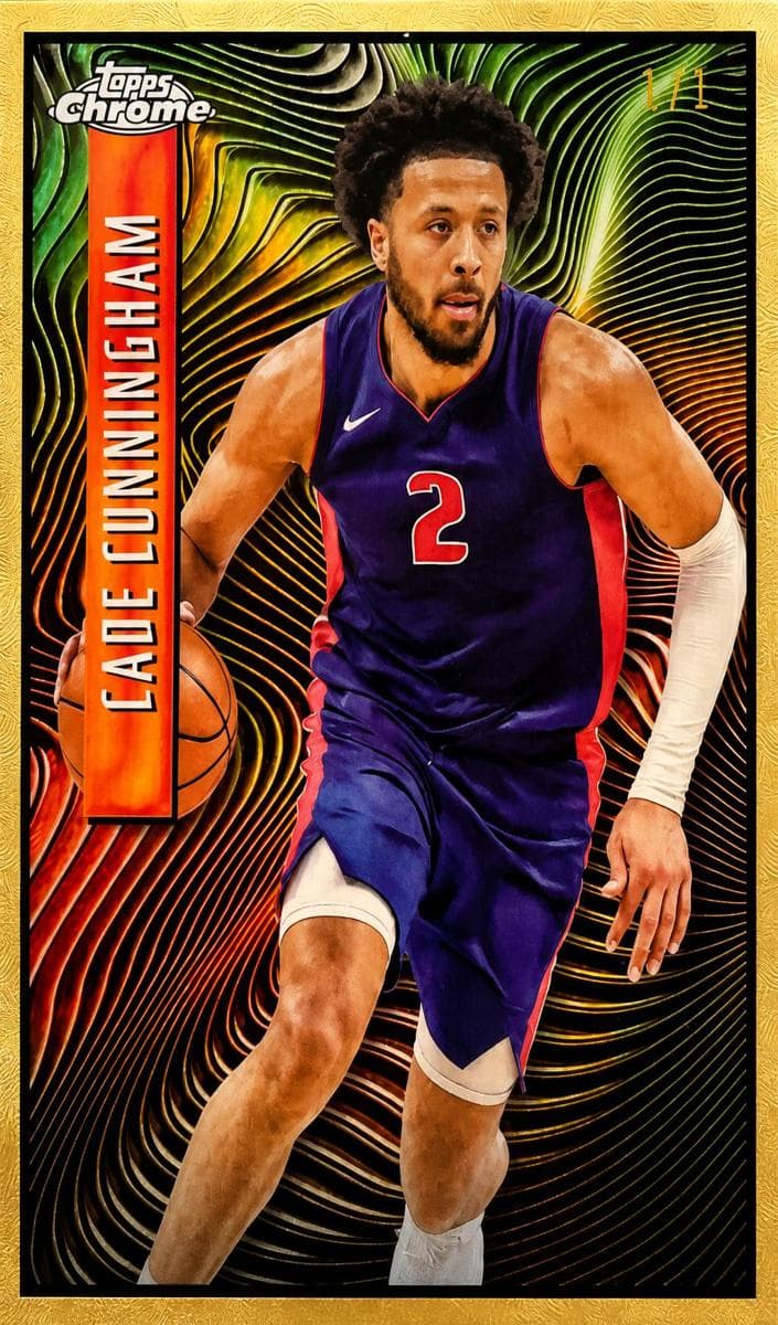 Cade Cunningham 2023 topps Topps Chrome