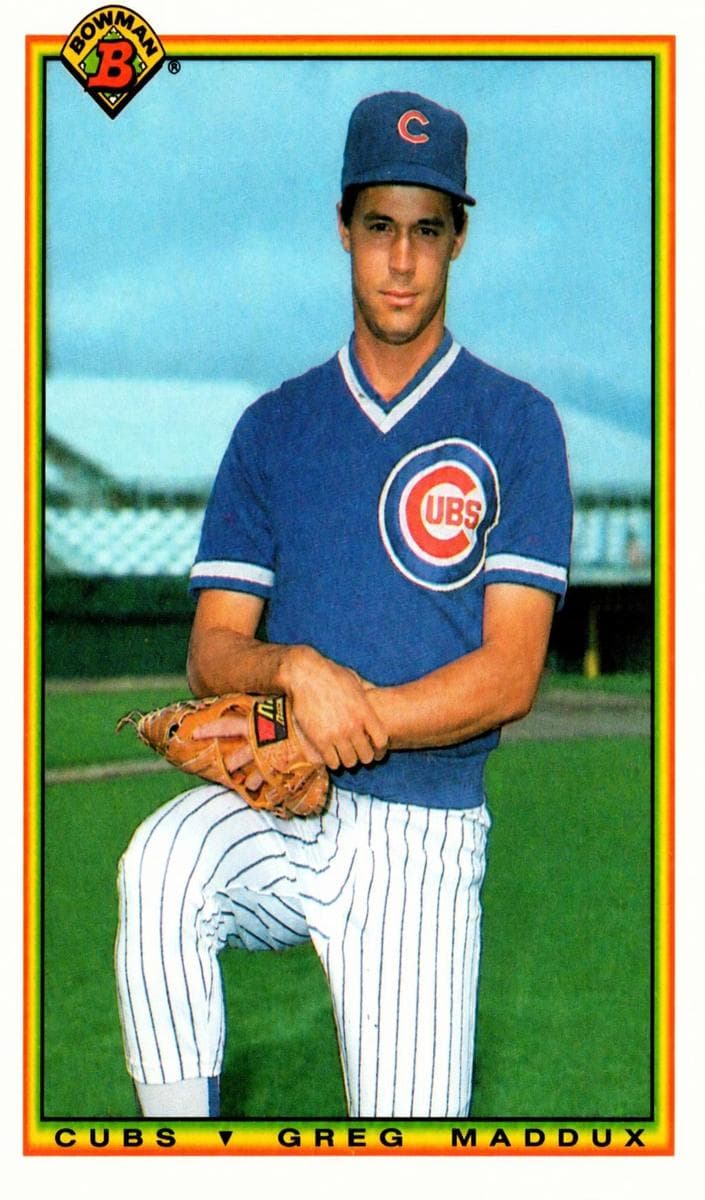Greg Maddux 1990 bowman