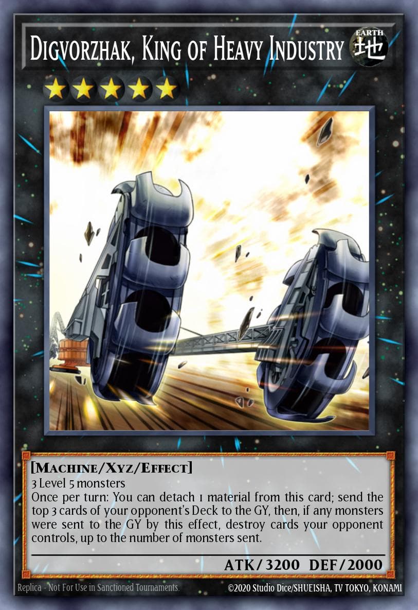 Digvorzhak, King of Heavy Industry 2019 Yu-Gi-Oh!