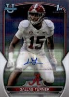 Dallas Turner 2022 bowman