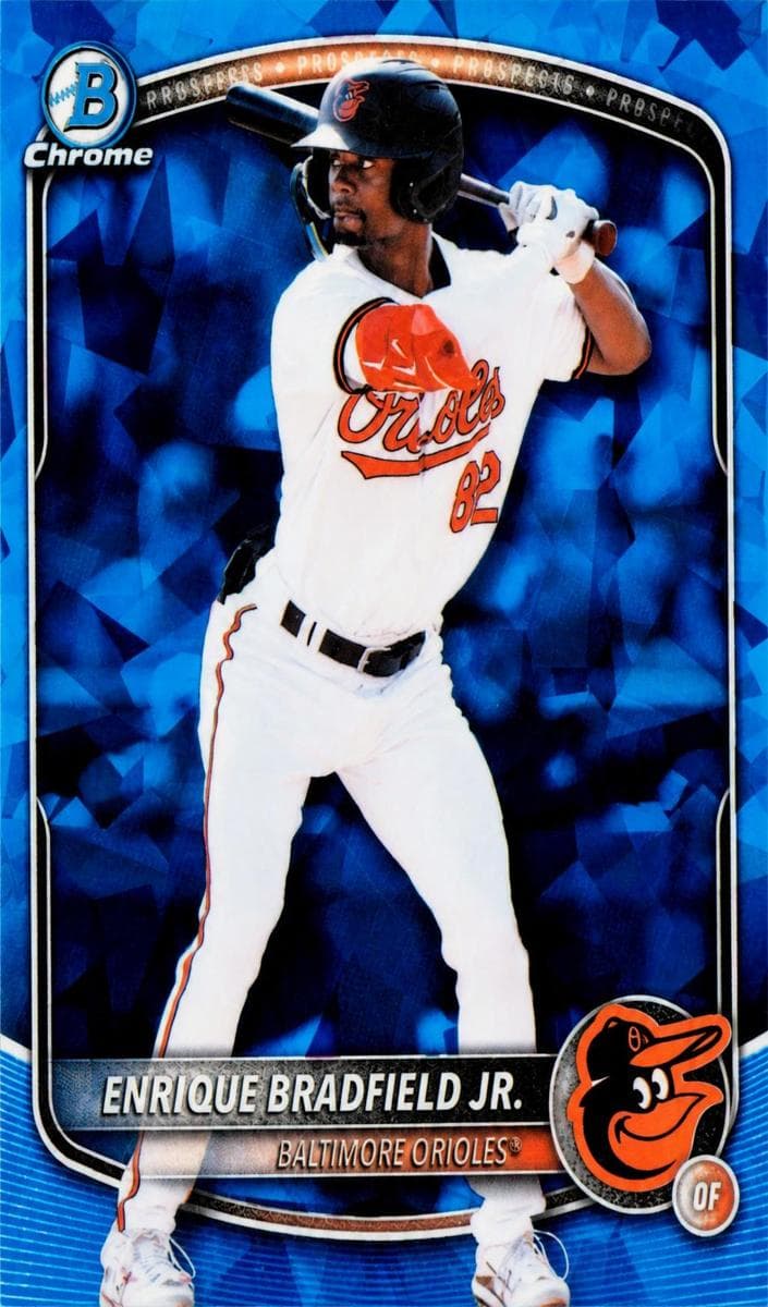 Enrique Bradfield Jr. 2025 bowman Bowman Draft Sapphire