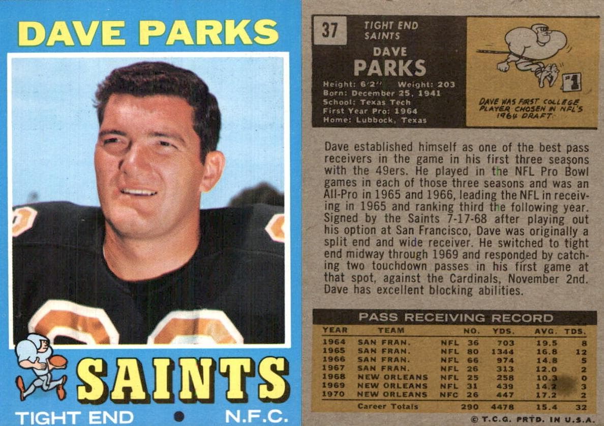 Dave Parks #37