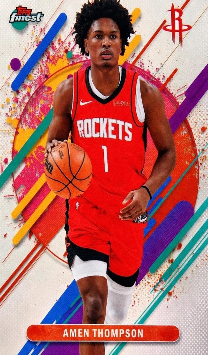 Amen Thompson 2025 topps Topps Finest