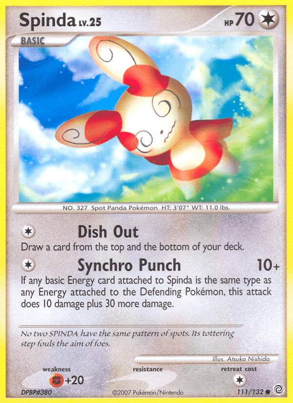 Spinda 2007 Pokemon Secret Wonders