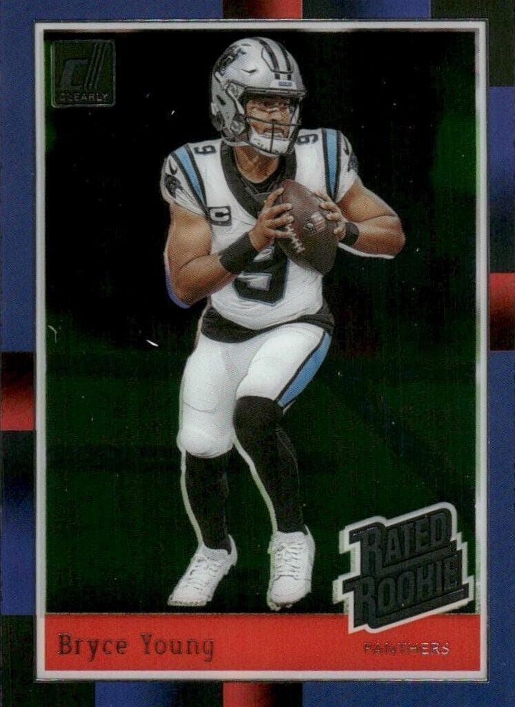 Bryce Young 2023 panini Clearly Donruss