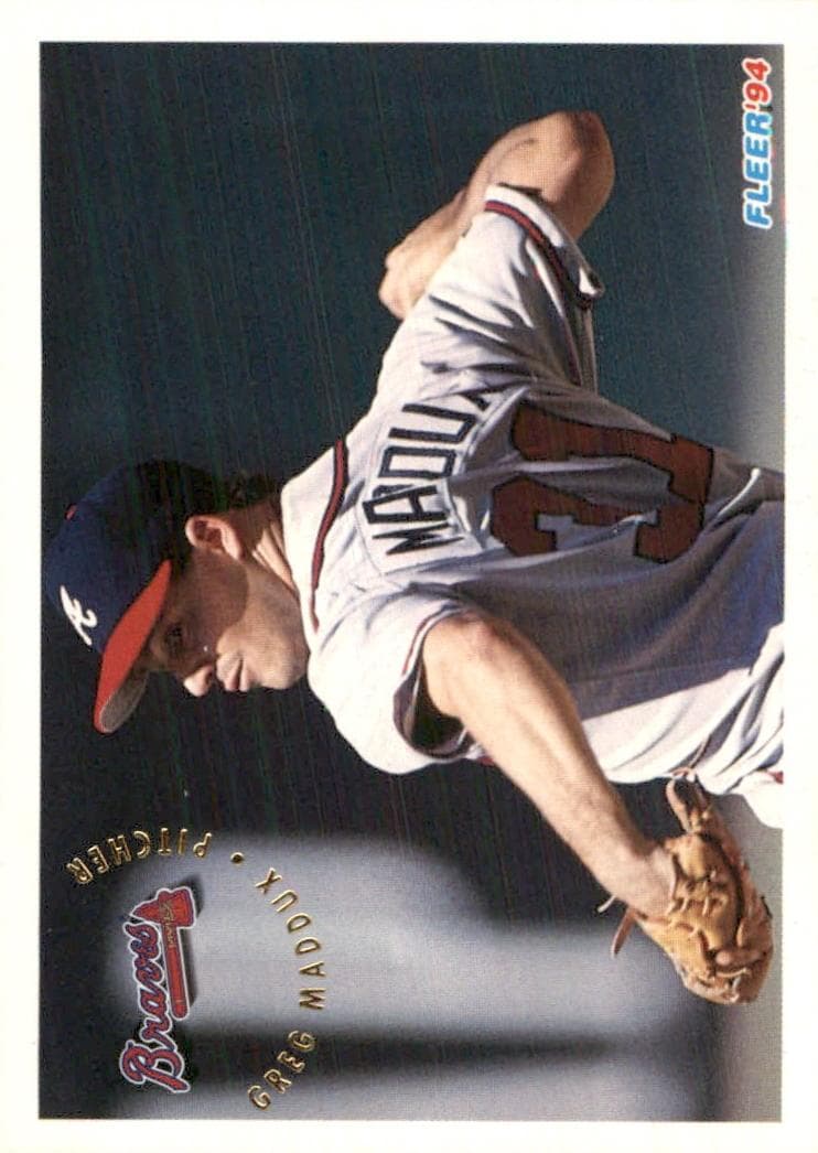 Greg Maddux 1994 fleer Fleer