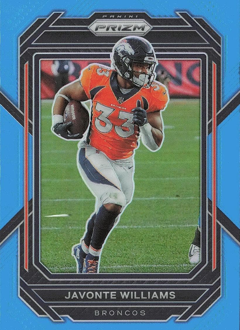 Javonte Williams 2022 panini Panini Prizm