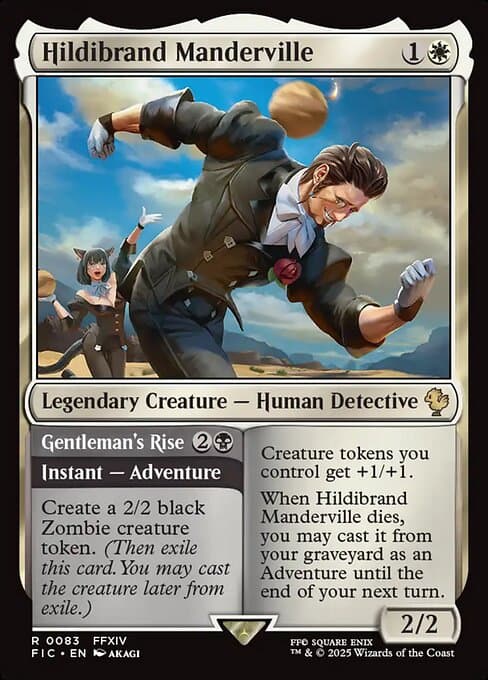 Hildibrand Manderville // Gentleman's Rise 2025 Magic: The Gathering Final Fantasy Commander