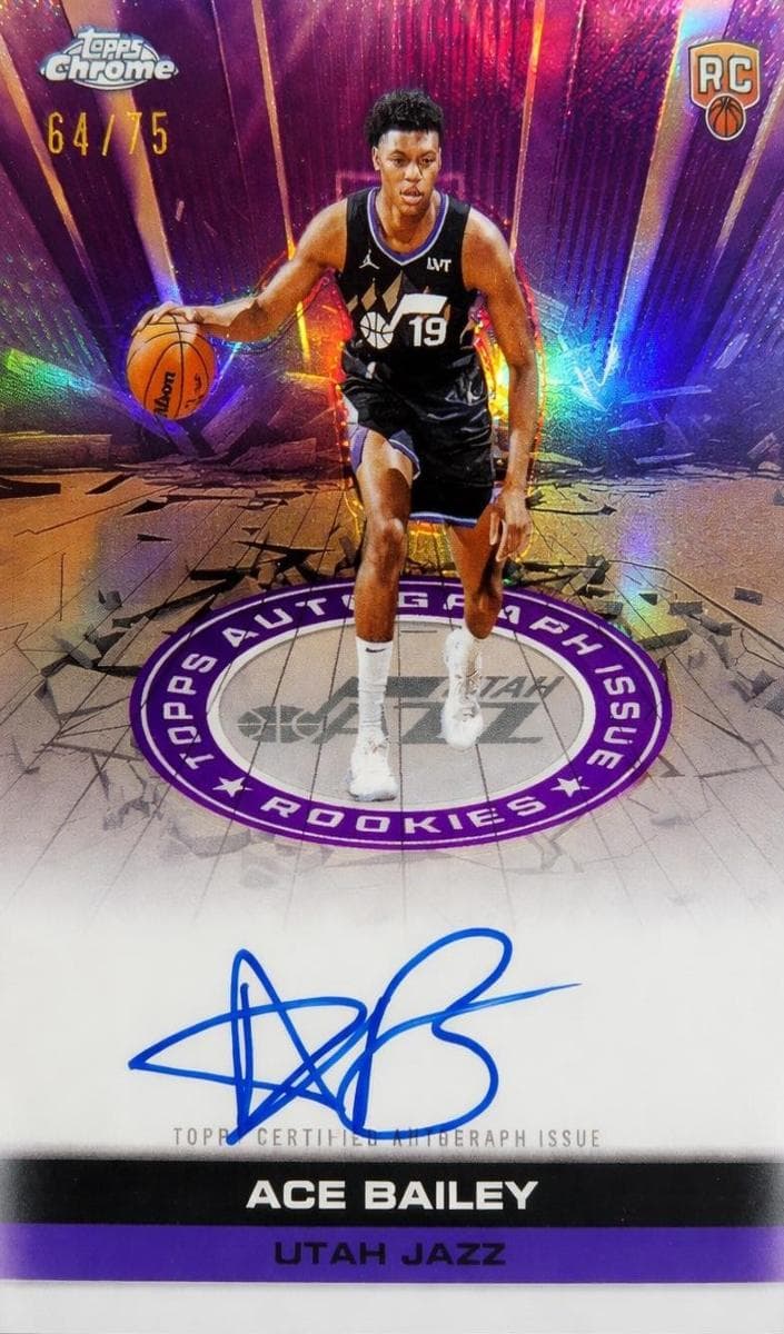 Ace Bailey 2025 topps Topps Chrome