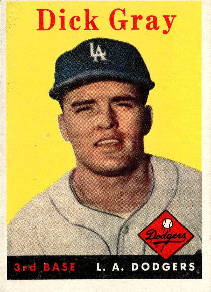 Dick Gray 1958 topps Topps