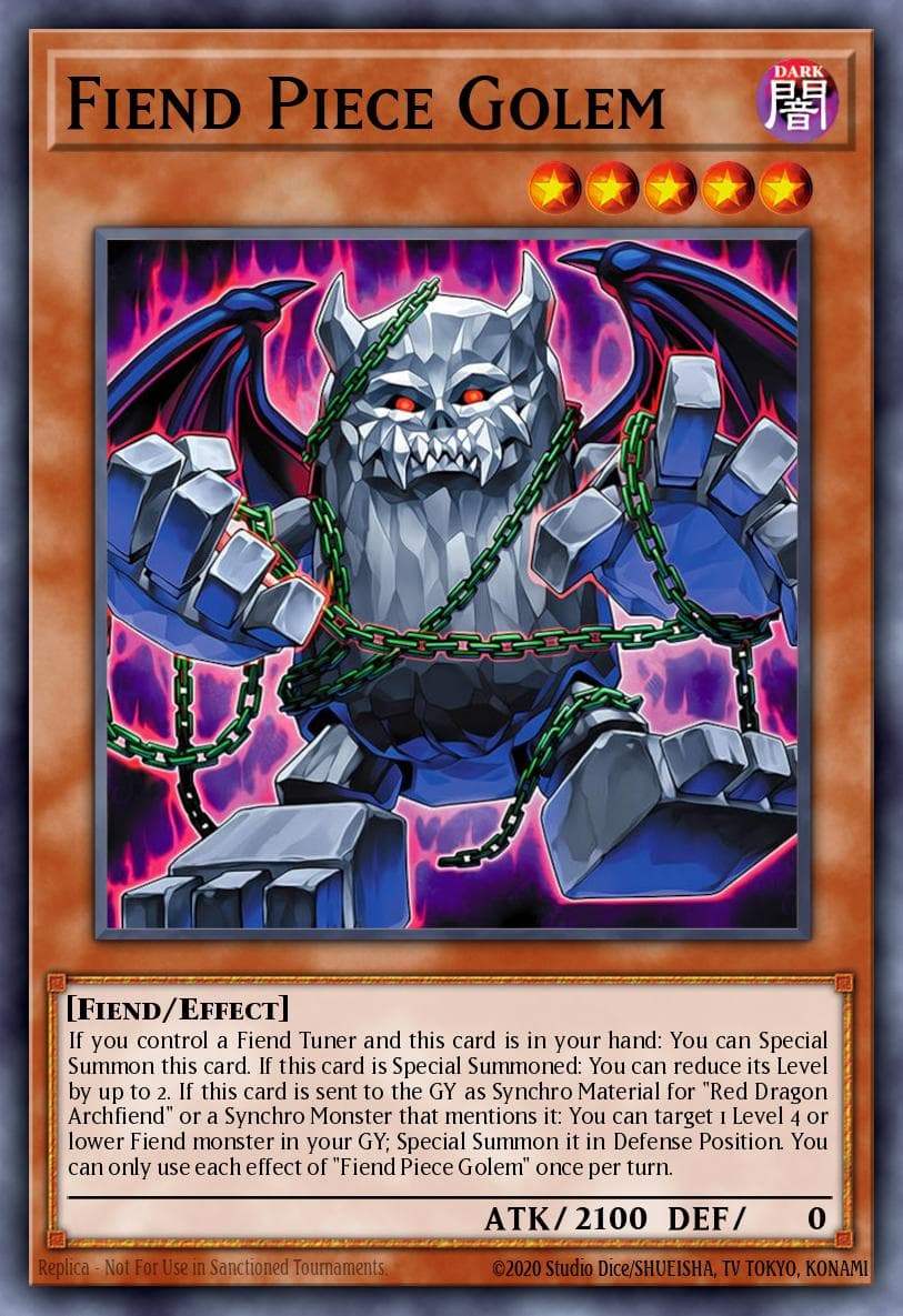 Fiend Piece Golem #BLZD-EN003