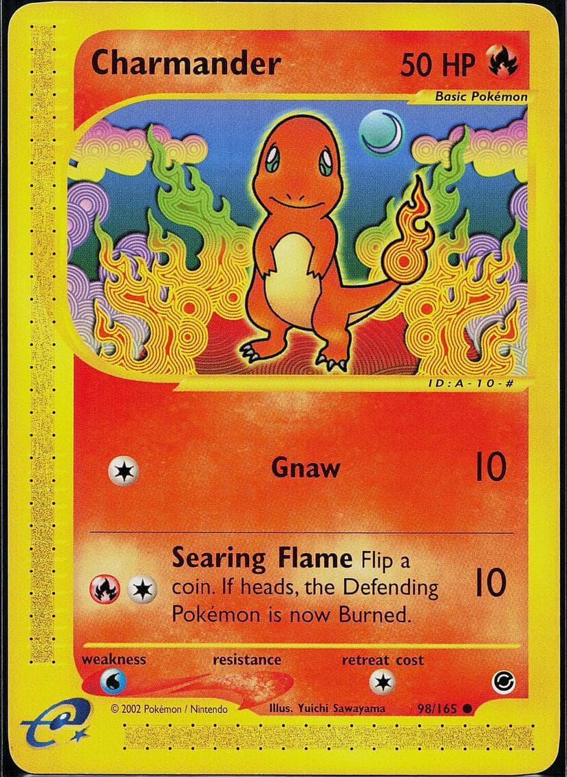 Charmander trading card