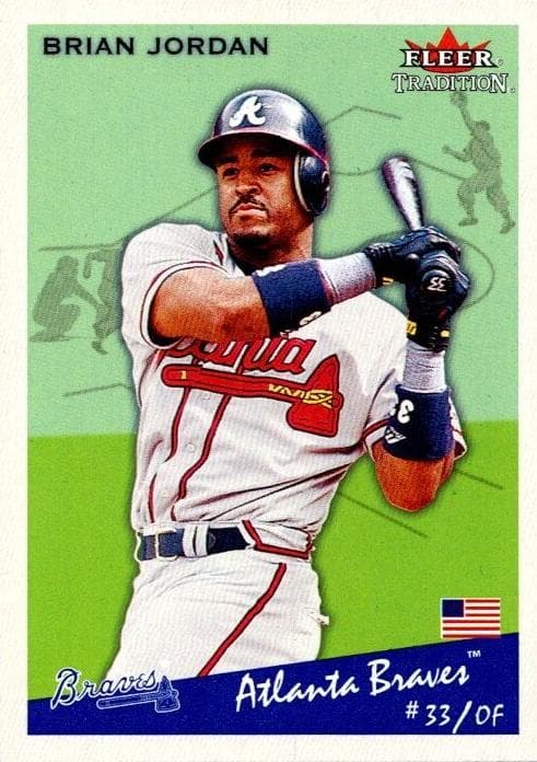 Brian Jordan 2002 fleer Fleer Tradition