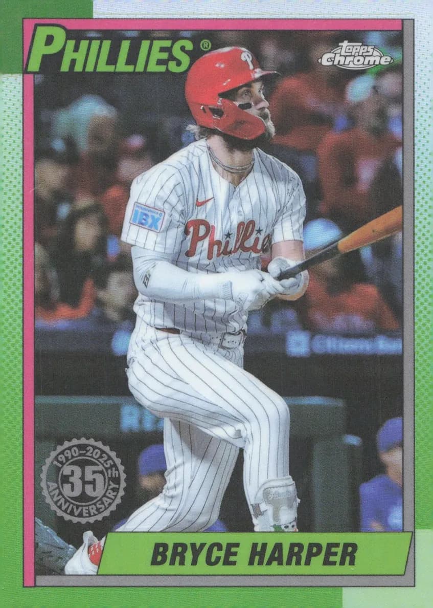 Bryce Harper 2025 topps Topps Chrome
